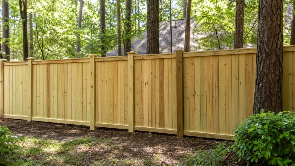 Pressure-Treated Fence Planning for Humid Woodlands Yards — local fencing project in The Woodlands, Texas