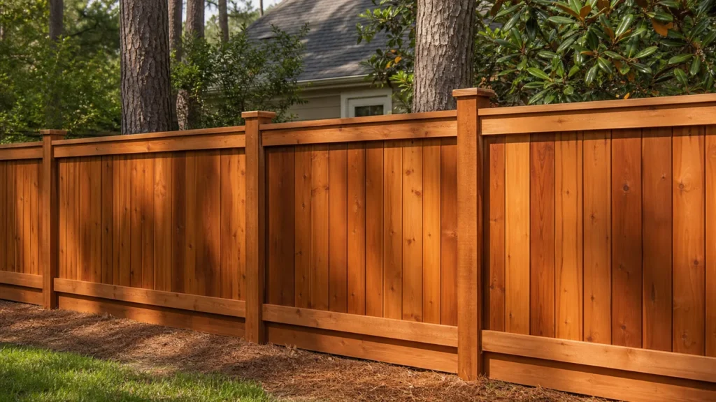 When to Stain a New Fence in The Woodlands — local fencing project in The Woodlands, Texas