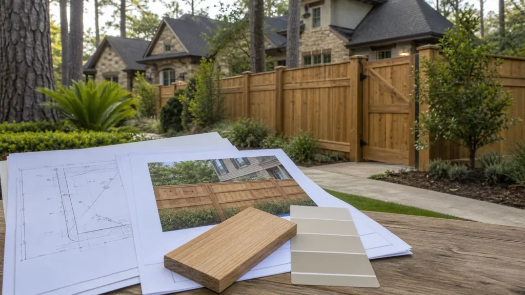HOA Fence Approval Checklist for The Woodlands — local fencing project in The Woodlands, Texas