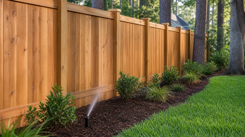 How to Reduce Moisture and Rot Risk Around a Wood Fence — local fencing project in The Woodlands, Texas
