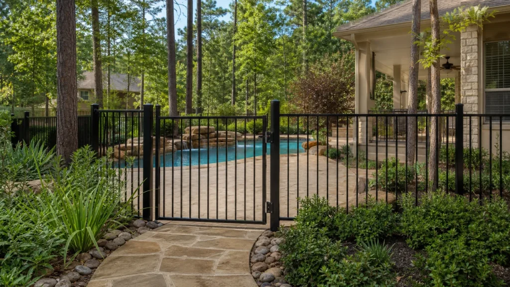 Pool Fence Material Planning in The Woodlands — local fencing project in The Woodlands, Texas