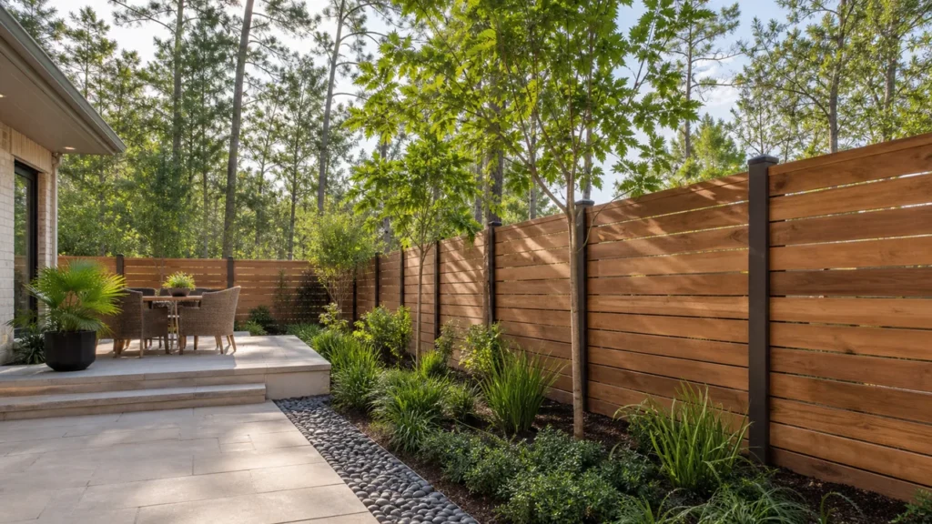 Backyard Privacy Without Making the Yard Feel Closed In — local fencing project in The Woodlands, Texas