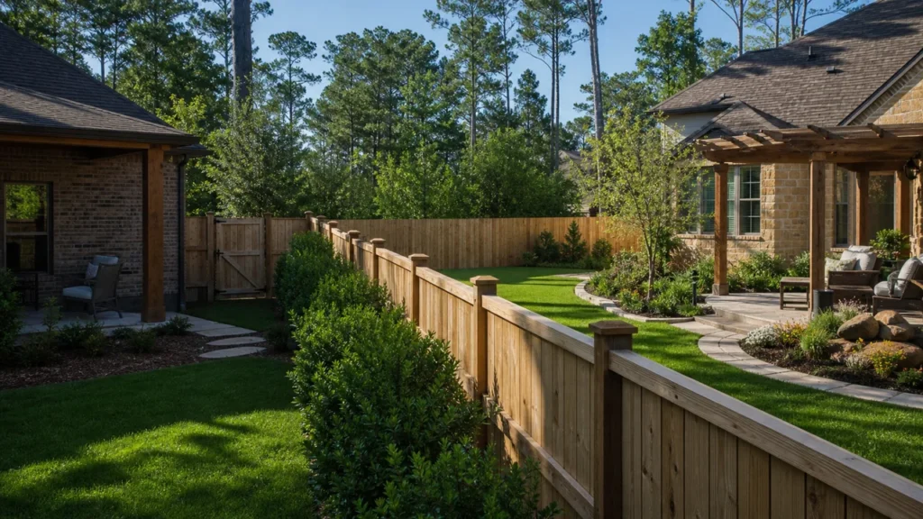 How to Discuss a Shared Fence With a Neighbor — local fencing project in The Woodlands, Texas